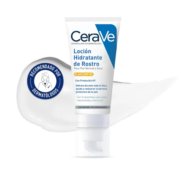 CeraVe Loción Hidratante Facial SPF 50